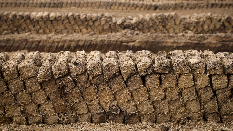 Industrieller Torfabbau